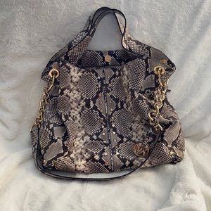 Michael Kors snake skin purse